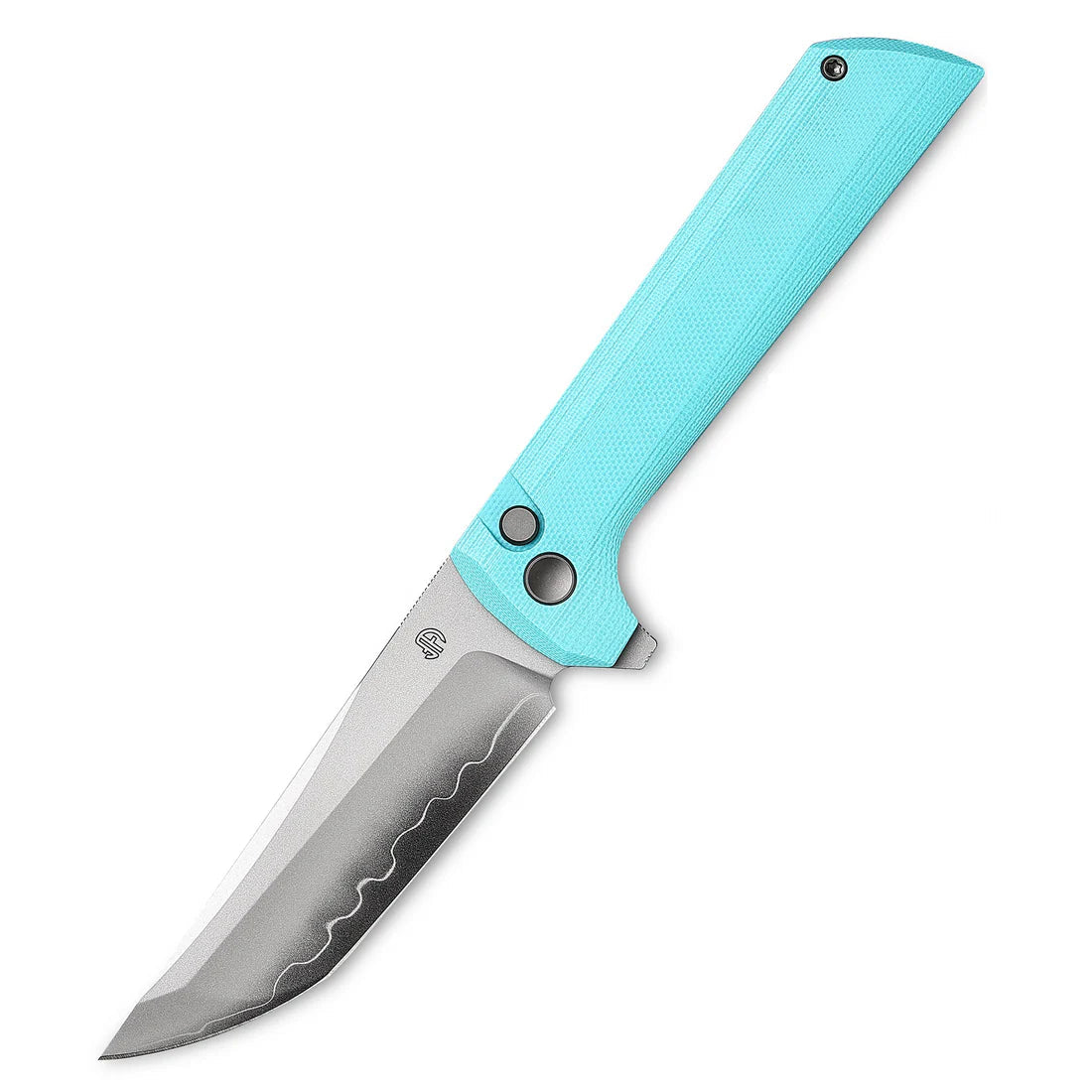 North Mountain Blade Chop2 2405‑SB Sky Blue G10 Real SAN MAI SLD‑Magic Japanese TANTO style tactical folding knife