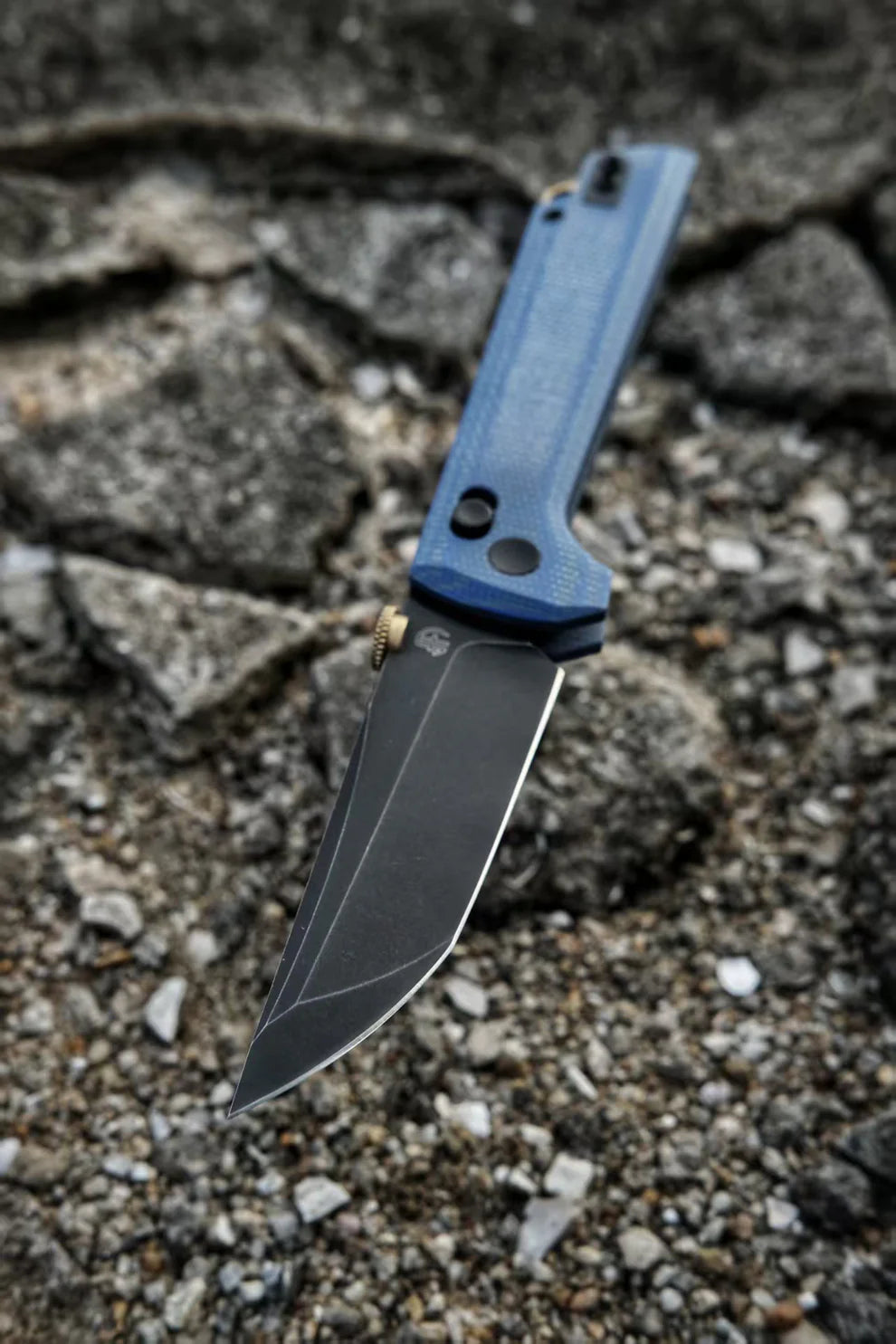 North Mountain Blade Blue Crossbar Lock Knife D2 Steel Japanese-style tactical folding knife 2406-BLMCT-D2BK