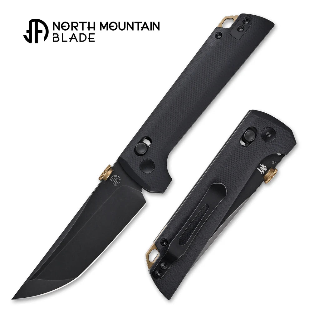 North Mountain Blade Black Chop2 Crossbar Lock SLD Majic 2406-BK-D2BK