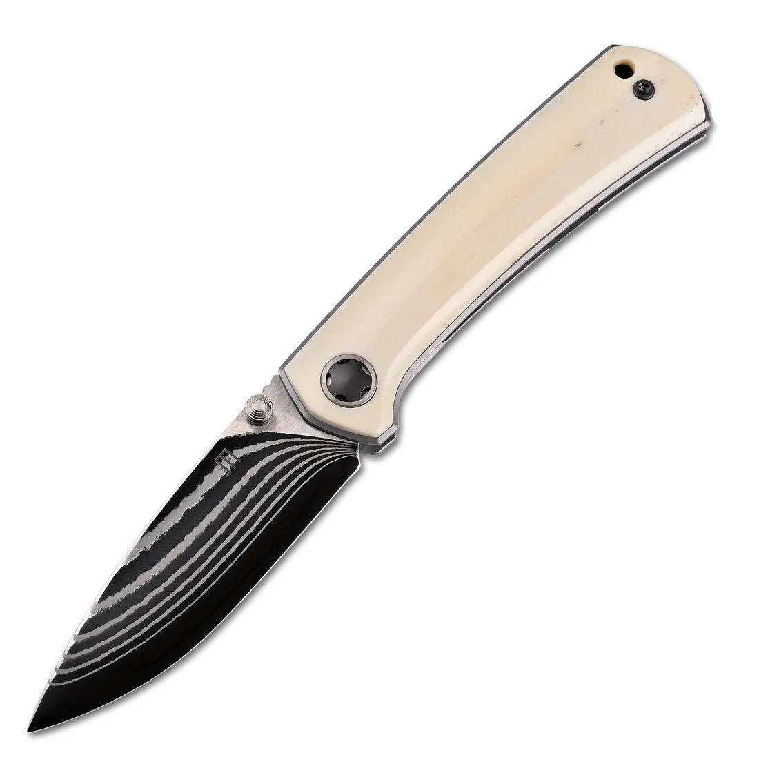 2528-CB new "Ultra" Natural Bone Handle Modern Mini Pocket Knife Quick-Open Design