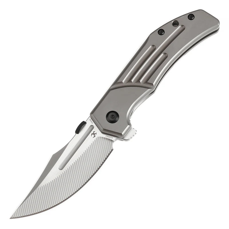 KANSEPT Orion Limited-version KANSEPT Orion Flipper Bronze Anodized Titanium Handle (3.07''CPM S35VN with CNC Milling Blade) JB Stout Design -K1089A2