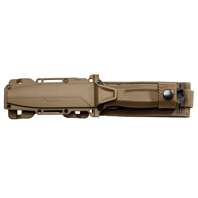 Gerber Strong Arm - Coyote Brown, Plain Edge Fixed Blade