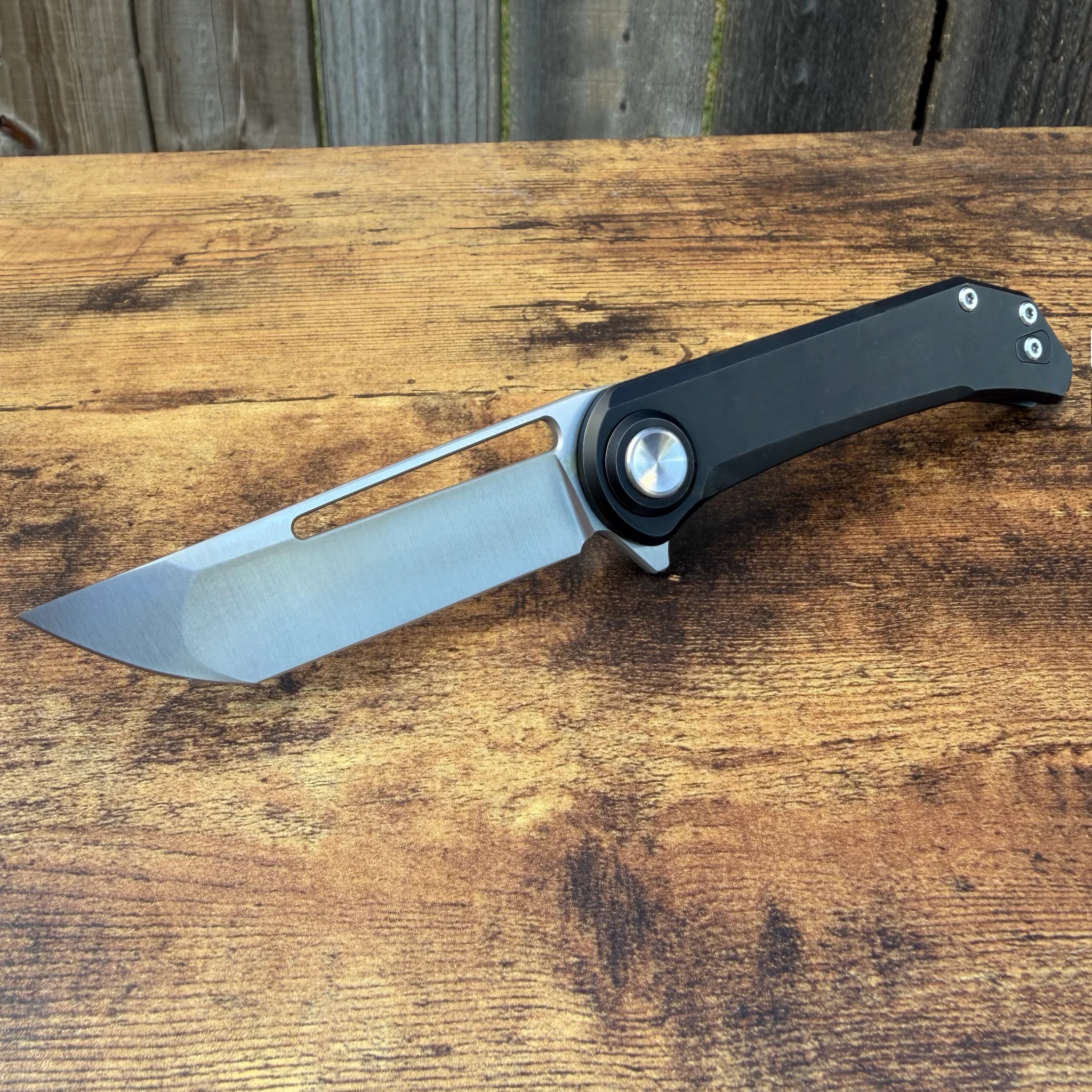 Aurora Knife and Tool Dark Tuffles Titanium S35VN