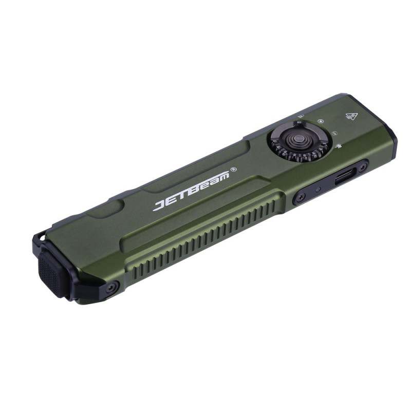 JETBeam E26 Kunai UV EDC Flashlight – 3‑in‑1 Light with White LED, UV & Green Laser