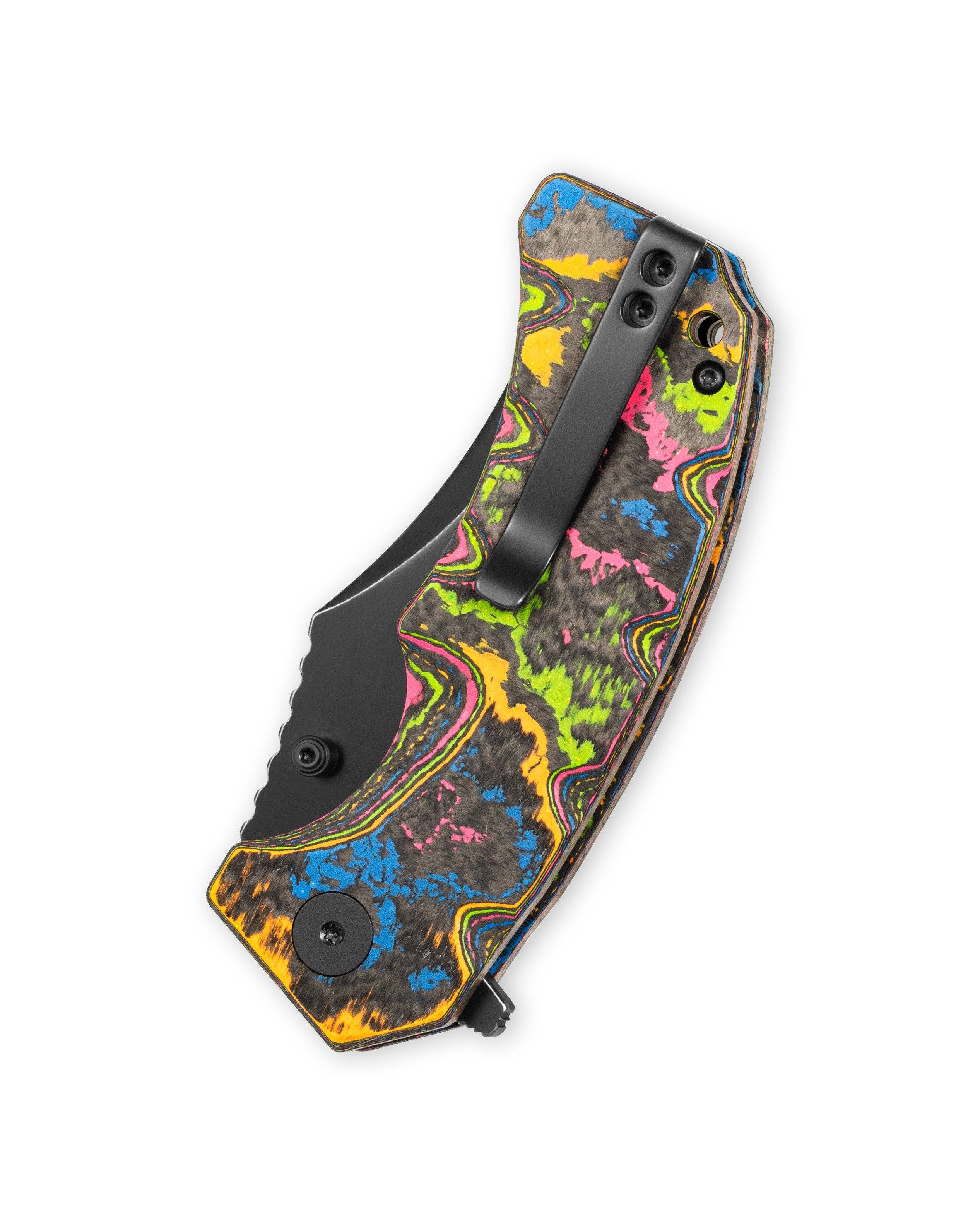 Ground Zero 80s Camo Carbon Tanto Black PVD D2