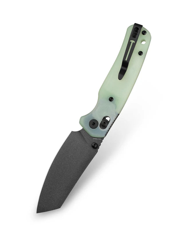BESTECHMAN Cicada’s Wing BMK06A — 3.15″ 10Cr15MoV Blade, Jade G10 Scales, B‑Lock Folding Knife