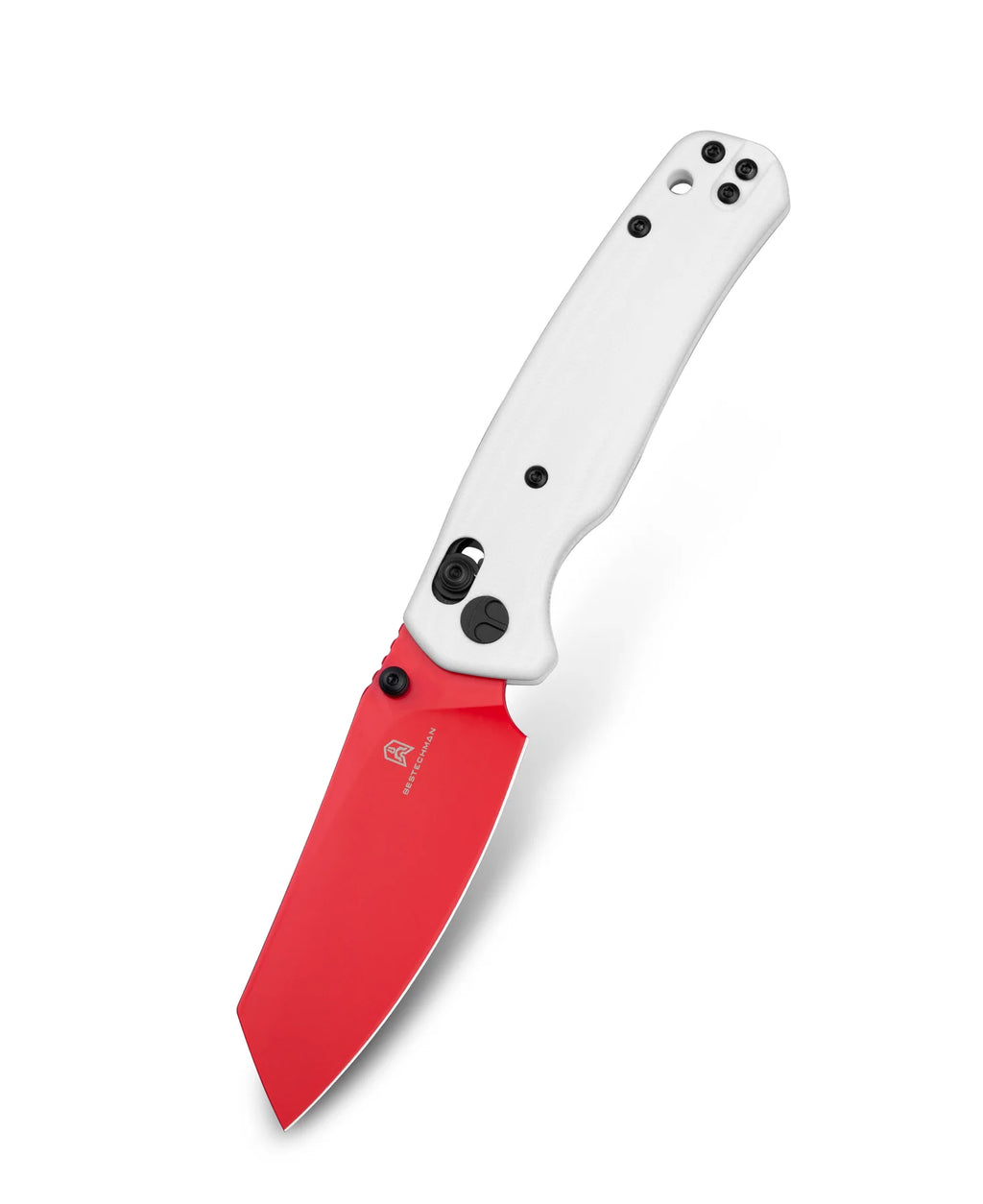 BESTECHMAN Cicada’s Wing BMK06F — 3.15″ 10Cr15MoV Blade, Black G10 Scales, B‑Lock Folding Knife