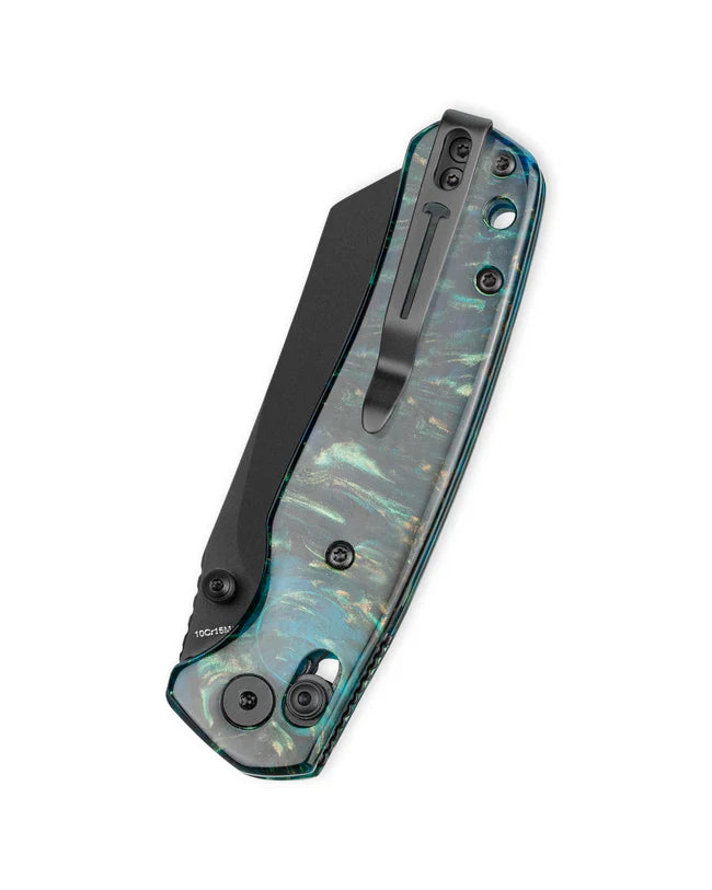 BESTECHMAN CICADA’S WING BMK06R: 3.15" 10Cr15MoV Blade, Resin Scales, B‑Lock, Folding Knife