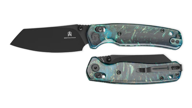 BESTECHMAN CICADA’S WING BMK06R: 3.15" 10Cr15MoV Blade, Resin Scales, B‑Lock, Folding Knife