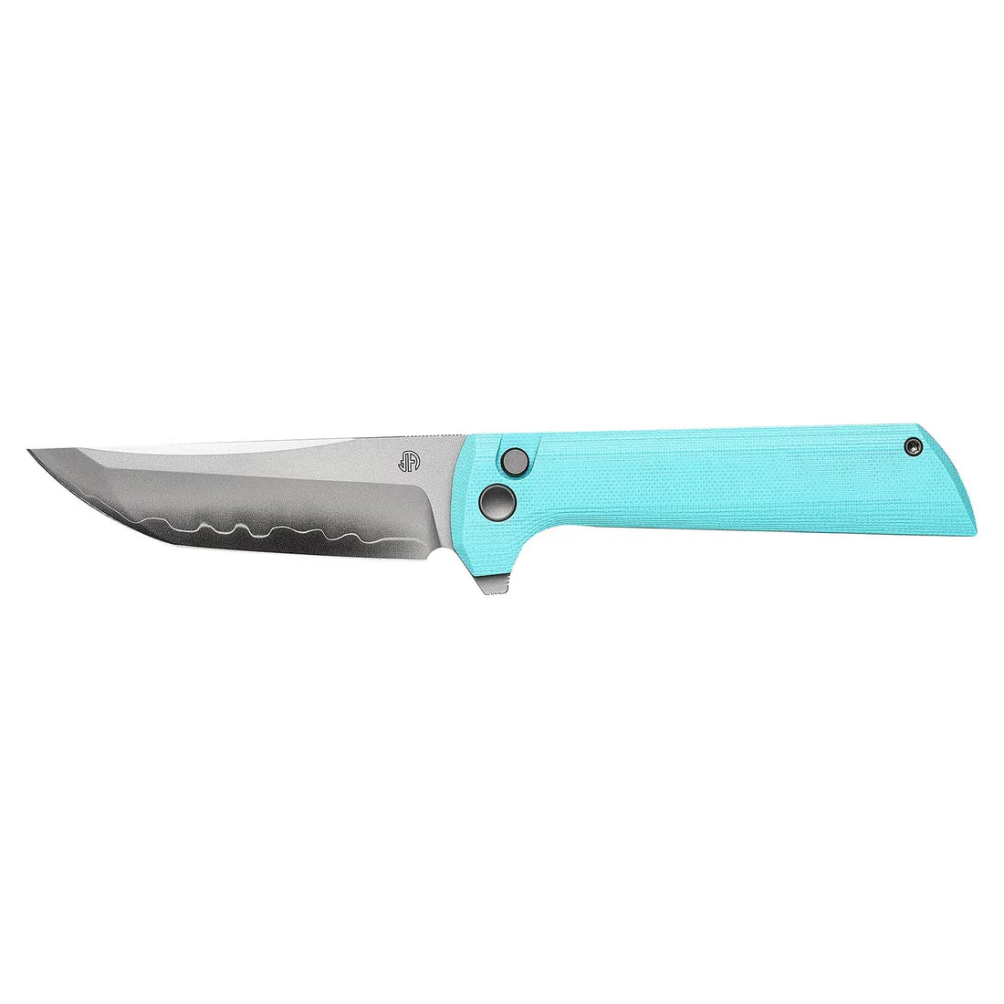 North Mountain Blade Chop2 2405‑SB Sky Blue G10 Real SAN MAI SLD‑Magic Japanese TANTO style tactical folding knife