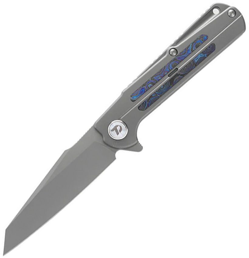 Dreamtech M390 Pocket Knife Titanium+Zirconium alloy Damascus Handle