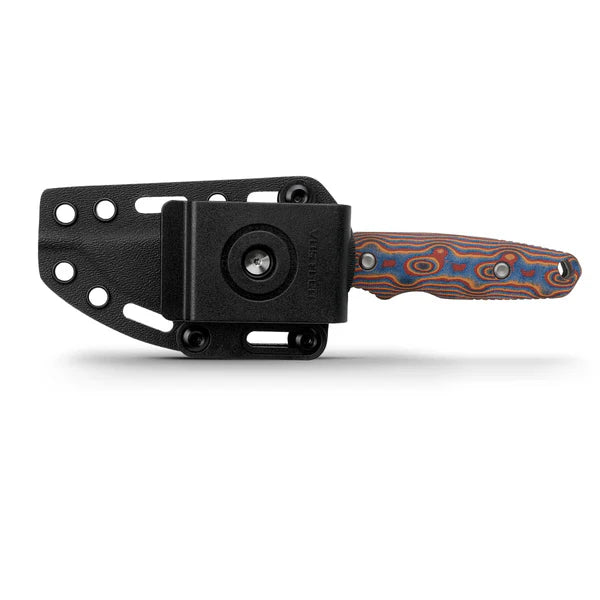 Vosteed H-Back - Fixed Blade Knife (2.92" Nitro-V Blade & Micarta Handle) With S.O.A.R. Clip - D0406