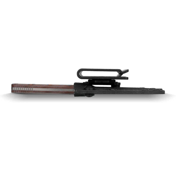 Vosteed H-Back - Fixed Blade Knife (2.92" Nitro-V Blade & Micarta Handle) With S.O.A.R. Clip - D0406