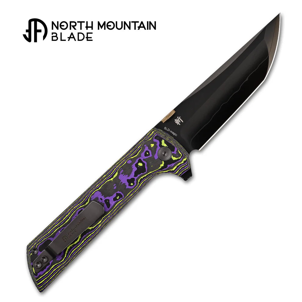 2406-PRCF-DLC Chop2 Joker Color Ceramic Carbon Fiber North Mountain BLADE
