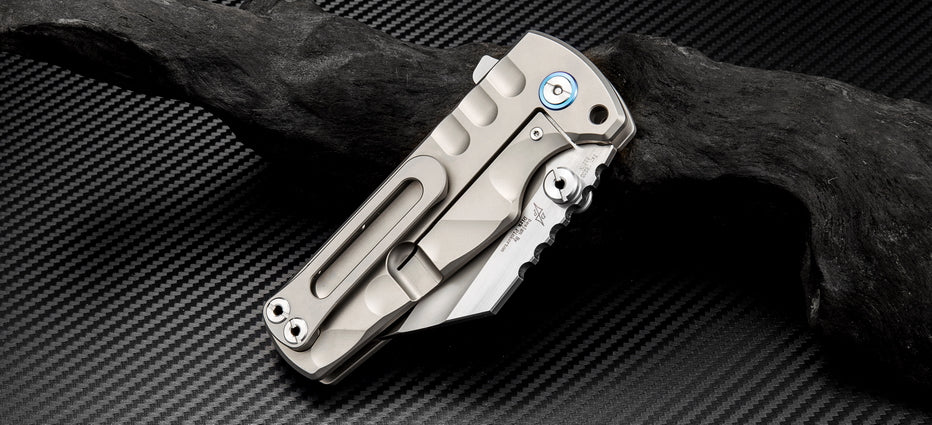 Artisan Cutlery Proponent ATZ-1820G S35VN Blade Titanium Handle