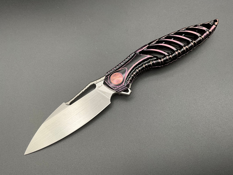 Rike Knife - Thor6-M-EP Purple Titanium M390