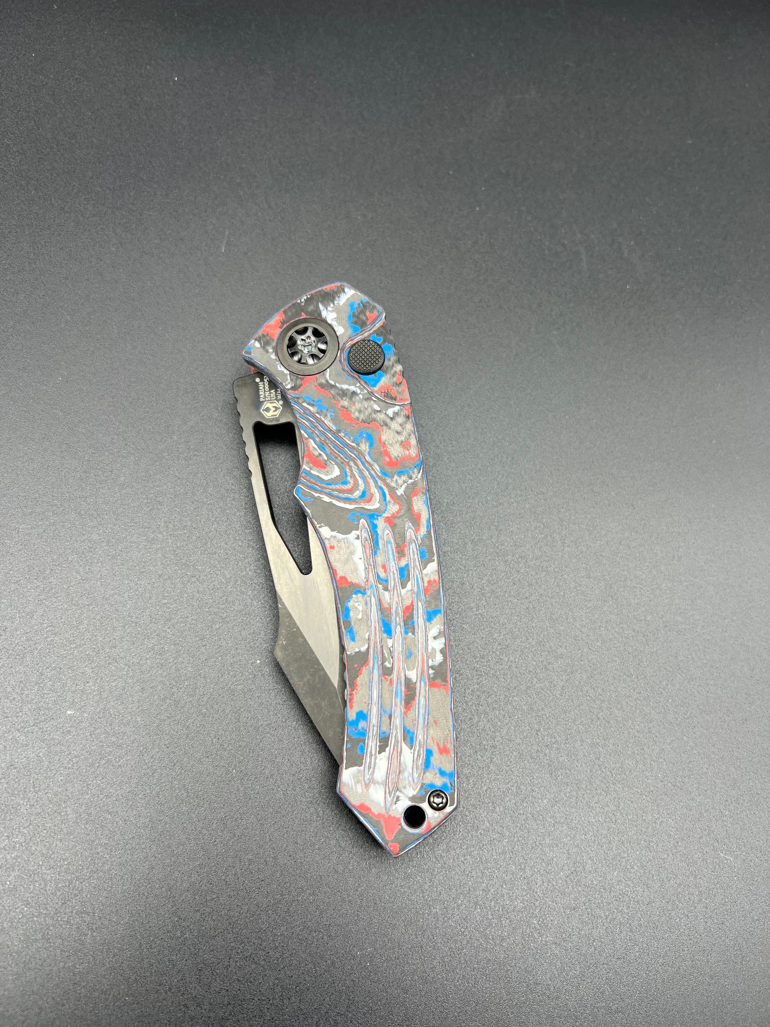 HERETIC Pariah Button Lock US Camo Carbon Magnacut