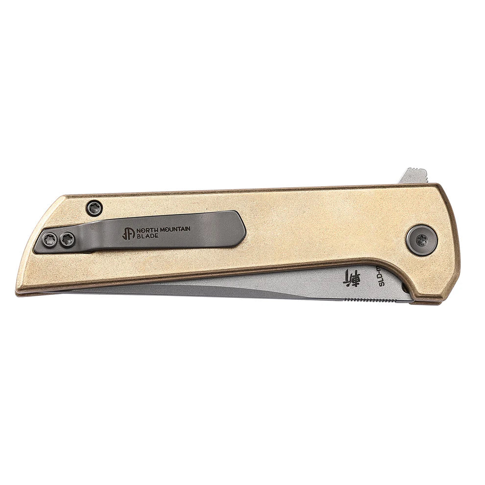 North Mountain Blade Chop 2 2403-H Aluminum bronze Tanto CNC Exclusive SLD-Magic