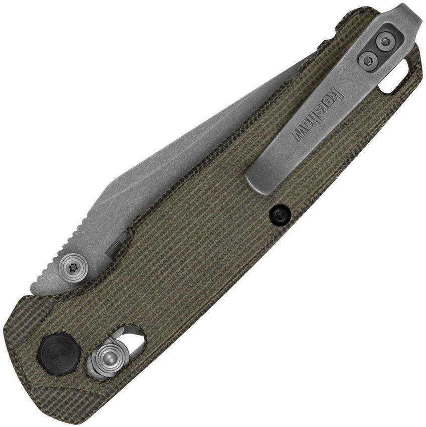 Kershaw Bel Air – Clip Point Folding Knife, USA‑Made with CPM MagnaCut Blade & Micarta Handle