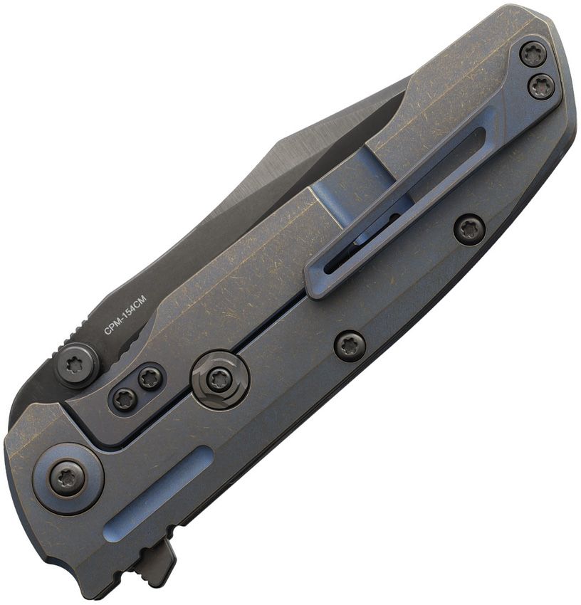 REATE 9DV2 Framelock Ti Brz/Blue