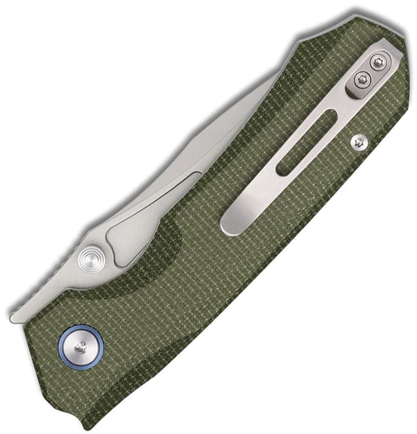 REMETTE Rhino 14C28N Blade Military Green Micarta Handle Rhino-MC319G