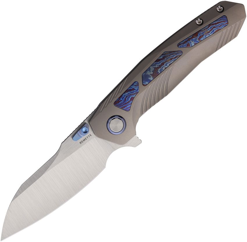 REMETTE RT-Kestrel Knife Titanium Handle S35VN Blade RTPO-D