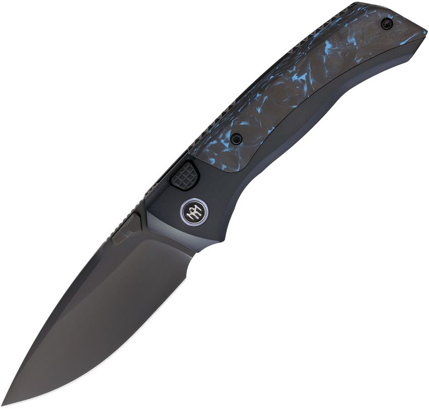 REMETTE RT-Steed Innovative Button Frame Lock Structure Design M390 DLC Blade Titanium Carbon Fiber Handle Knife RTWS-BL