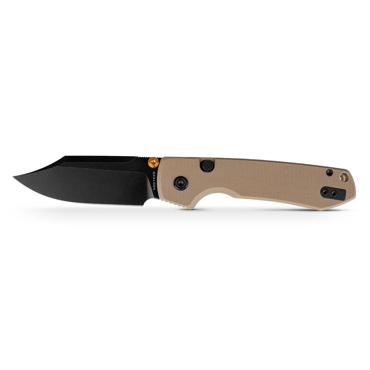 Vosteed Raccoon 2.0 A2927 14C28N Bowie Blade, Sand G10 Handle
