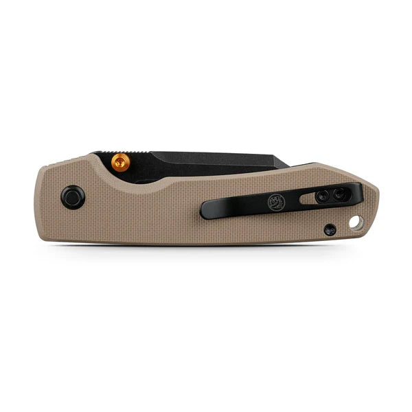 Vosteed Raccoon 2.0 A2927 14C28N Bowie Blade, Sand G10 Handle