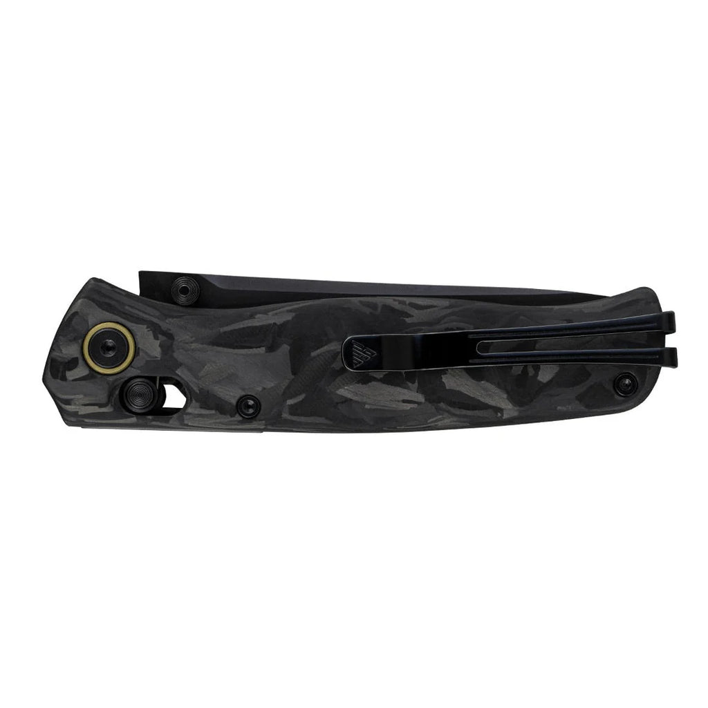 SRM Medal 255L-FB2 (3.2” Laminated 140Cr Steel Blade, Carbon-fiber Handle)