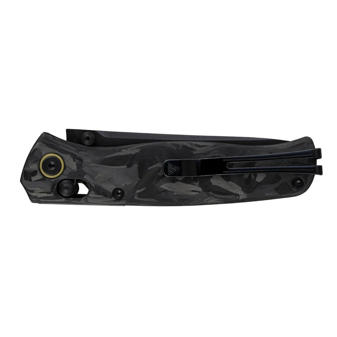 SRM Medal 255L-FB2 (3.2” Laminated 140Cr Steel Blade, Carbon-fiber Handle)