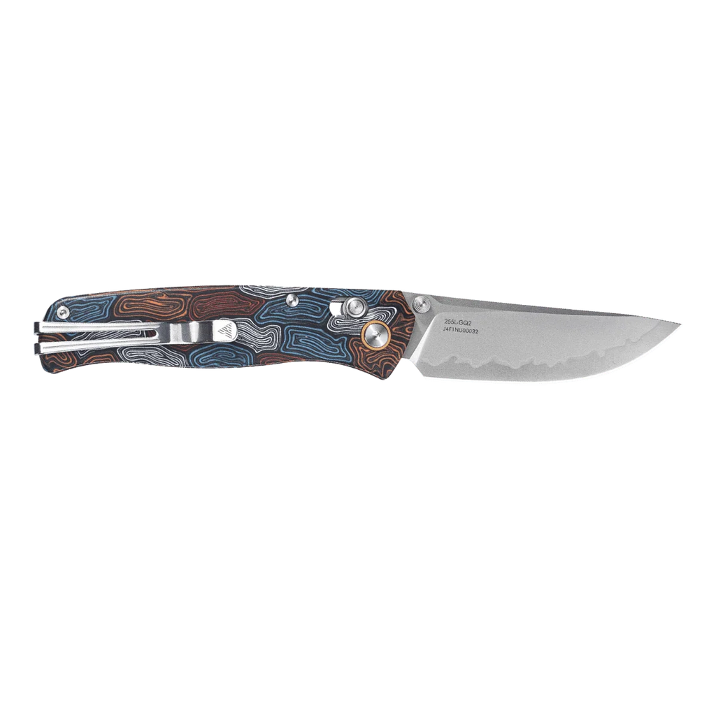 SRM Medal 255L-GQ2 (3.2” Laminated 140Cr Steel Blade, G10 Handle)