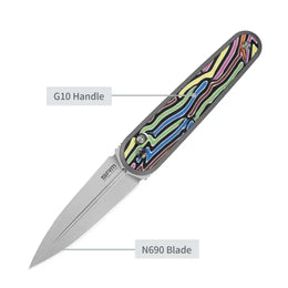 SRM Twin 251MB-GX (2.99" N690 Blade, G10 Handle)