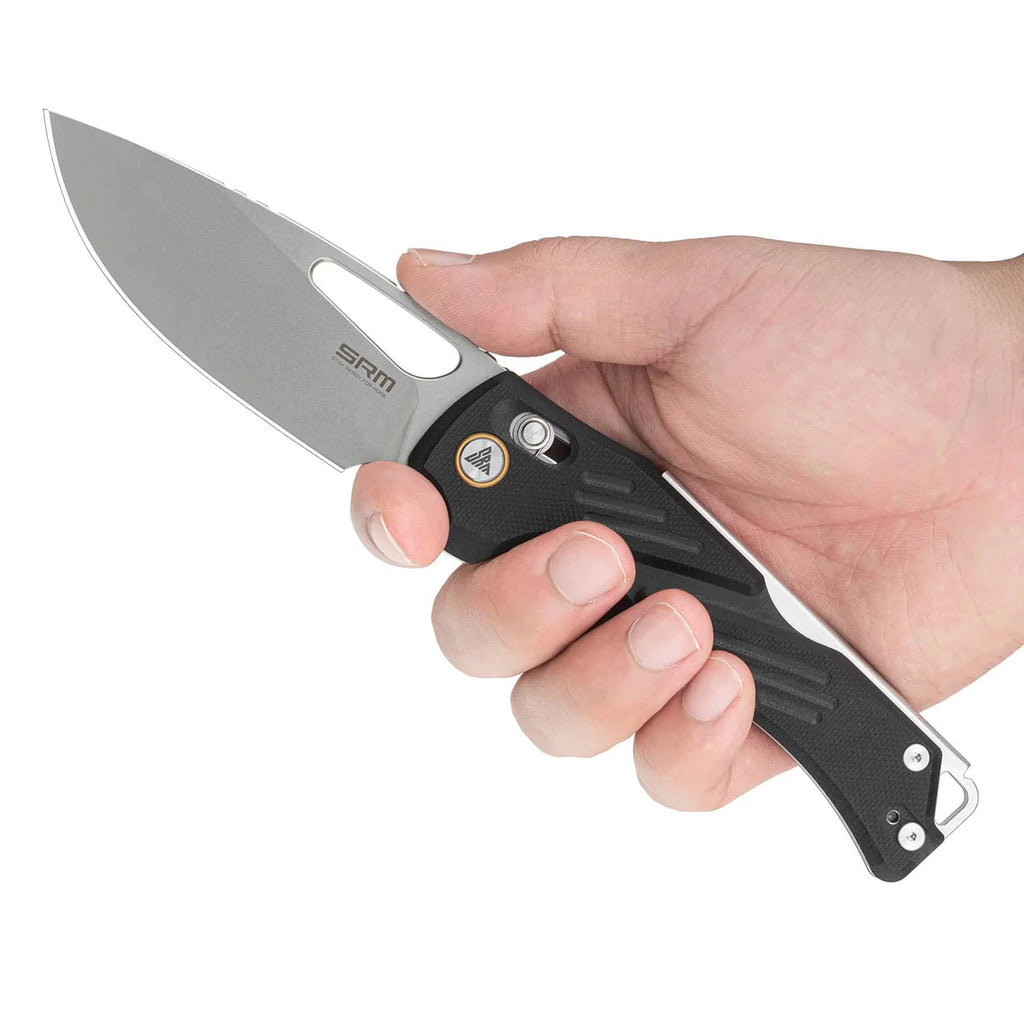 SRM Mirage 239X-GB (3.62" 14C28N Blade, G10 Handle)