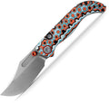 Vosteed Naga- Top Liner Lock S35VN Blade Coral Orbit MIcarta A3907