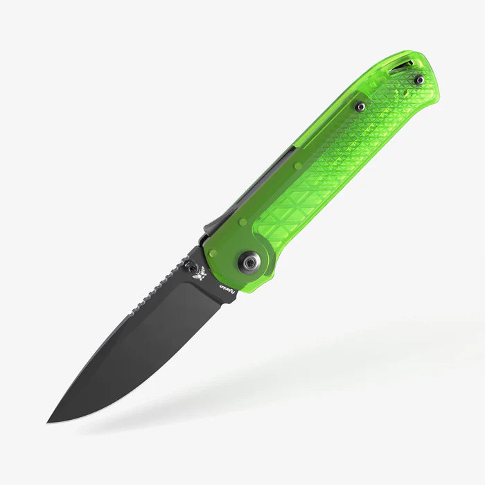 Flytanium Arcade® Lite Folding Knife – Digital Green Black Blade